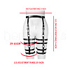Adjustable Alloy & PU Leather Waist Leg Chains for Women FS-WG282E8-01-2
