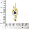 Brass Micro Pave Cubic Zirconia Pendants KK-D317-131G-3
