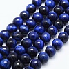 Natural Tiger Eye Beads Strands X-G-F561-6mm-B02-1