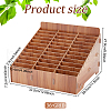36-Grid Wooden Cell Phone Storage Box AJEW-WH0348-93C-2