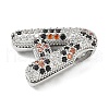 Brass Micro Pave Cubic Zirconia Pendants KK-Z108-01P-3