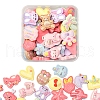 40Pcs Cute Resin Cabochons CRES-YW0001-05-1