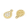 Alloy Rhinestone Pendants FIND-M018-22G-2