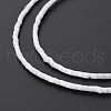 Glass Silk Stain Style Beads Strands GLAA-N047-001A-07-4