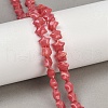 Synthetic Rhodochrosite Beads Strands G-Z080-A13-8mm-1