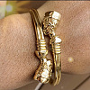 Brass Cuff Bangles for Women FS-WG1B78B-01-3