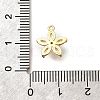 Brass Micro Pave Cubic Zirconia Pendants KK-Q035-13G-3