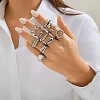 Alloy Adjustable Ring RJEW-K260-02B-P-1