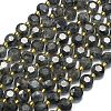 Natural Larvikite Beads Strands G-C116-A30-02-2