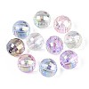 UV Plating Transparent Acrylic Beads TACR-N020-03-1