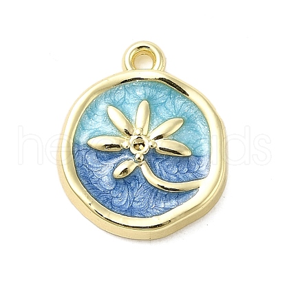 Alloy Enamel Charms PALLOY-K020-19LG-02-1