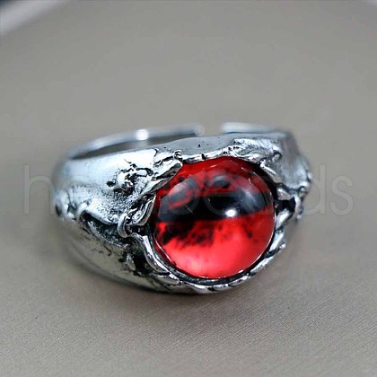 Dragon Eye Men's Fashion Ring Zinc Alloy Hip-hop Ring UA5385-4-1