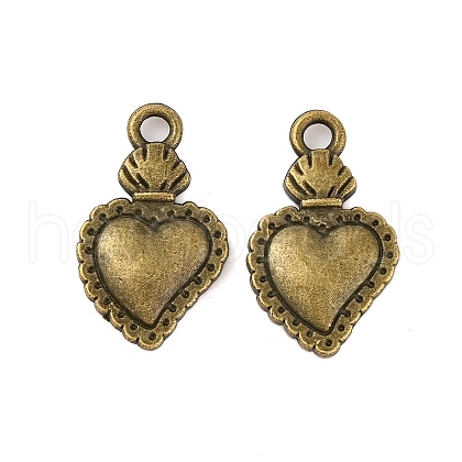Tibetan Style Alloy Pendants X-TIBEP-Q041-103AB-NR-1