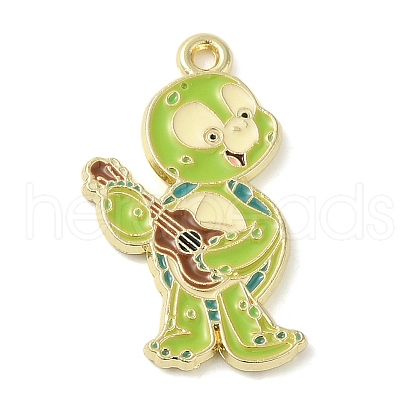 Alloy Enamel Pendants ENAM-C022-01A-G-1
