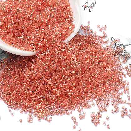 Transparent Inside Colours Glass Seed Beads X1-SEED-H003-04G-1