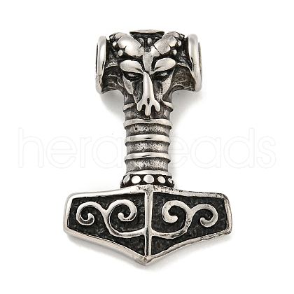 Viking 316 Surgical Stainless Steel Pendants STAS-E212-97AS-1