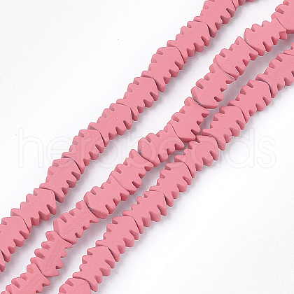 Spray Painted Non-magnetic Synthetic Hematite Beads Strands G-T116-13-12-1