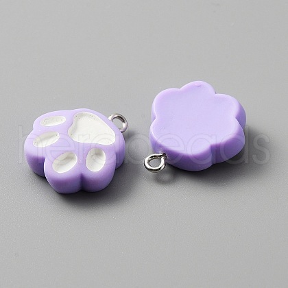 Opaque Resin Pendants RESI-TAC0004-25E-1