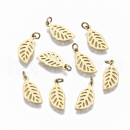 304 Stainless Steel Charms X-STAS-S116-060G-1