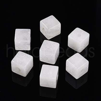 Natural Quartz Crystal European Beads G-N345-07A-12-1