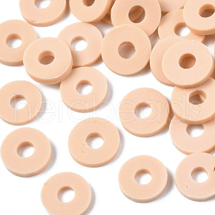 Eco-Friendly Handmade Polymer Clay Beads CLAY-R067-6.0mm-B47-1