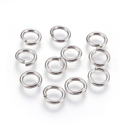 Tarnish Resistant 304 Stainless Steel Open Jump Rings STAS-P212-25P-16-1