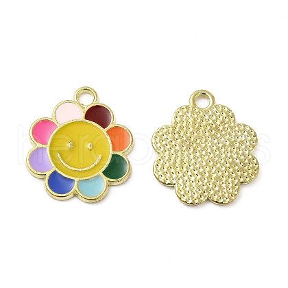 Alloy Enamel Pendants ENAM-B050-04G-04-1
