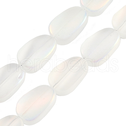 Electroplate Glass Beads Strands EGLA-C009-01B-AB02-1
