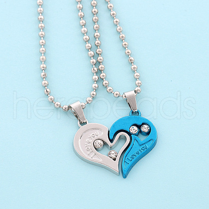 Valentine's Day Alloy Pendant Necklaces FS-WG38650-01-1