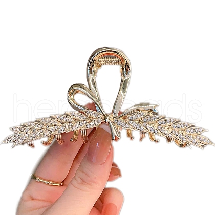 Metal Rhinestone Claw Hair Clips PW-WG96BDA-01-1