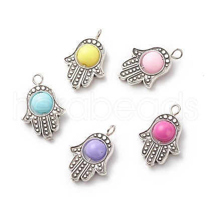 Tibetan Style Alloy Pendants PALLOY-JF01759-1