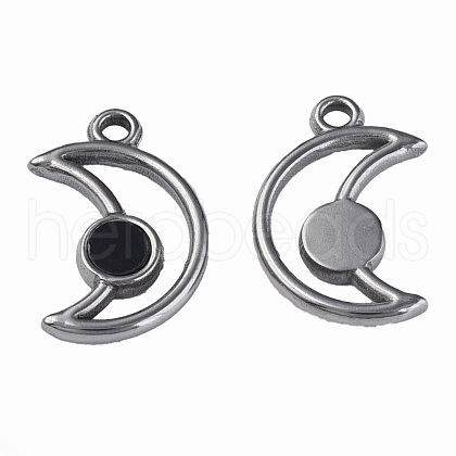 304 Stainless Steel Pendants STAS-N087-50-04P-1