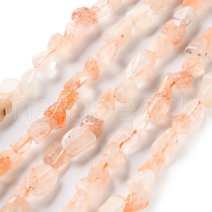 Natural Strawberry Quartz Beads Strands G-P497-01C-42-1