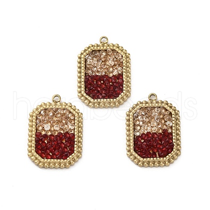 Real 14K Gold Plated 304 Stainless Steel Pendants STAS-R005-10G-02-1