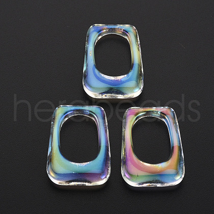 Plating Transparent Acrylic Linking Rings TACR-N006-48-1