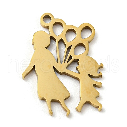 201 Stainless Steel Pendants STAS-H188-03H-G-1