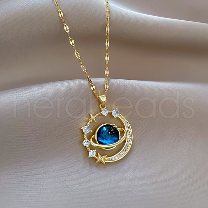 Zinc Alloy Crystal Rhinestone Pendant Necklaces WGBD940-02-1