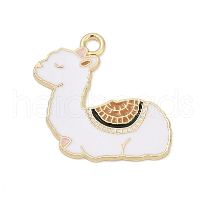 Alloy Enamel Pendants PALLOY-V003-03G-02-1