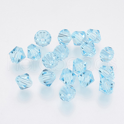 Imitation Austrian Crystal Beads SWAR-F022-6x6mm-202-1