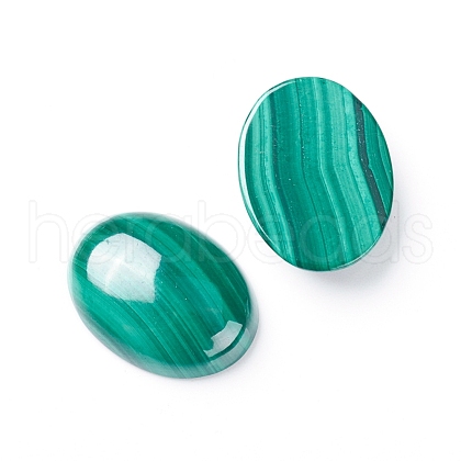 Natural Malachite Cabochons G-E557-03J-1