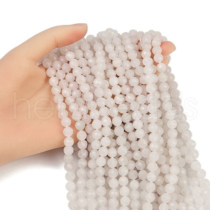Natural White Jade Beads Strands G-RM2025-B34-8mm-1