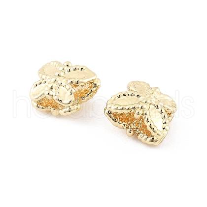Brass Spacer Beads KK-K371-42G-1