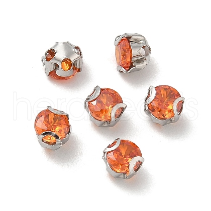 Round Stainless Steel Prong Settings STAS-M104-01D-1