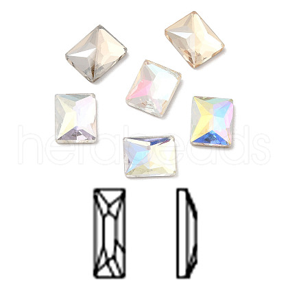 K9 Glass Rhinestone Cabochons RGLA-N002-09B-1