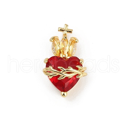 Brass Glass Pendants KK-R226-03G-02-1