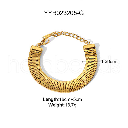 Stainless Steel Chain Bracelets for Women PX5529-3-1