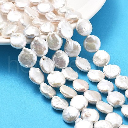 Natural Baroque Keshi Pearl Beads Strands PEAR-B004-16F-02A-02-1