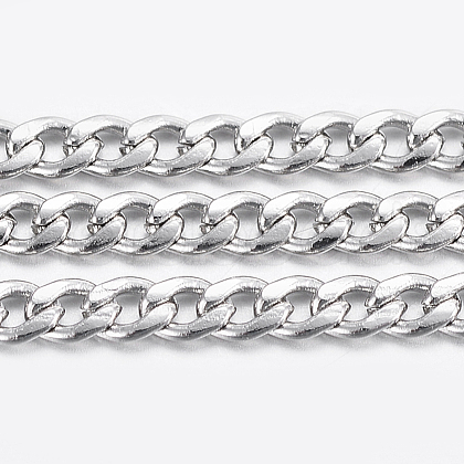 Tarnish Resistant 304 Stainless Steel Curb Chains A-CHS-H016-01P-10M-1