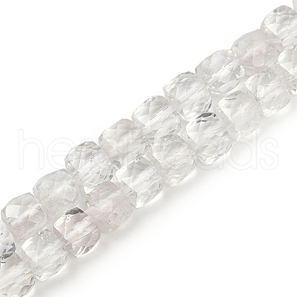 Natural Quartz Crystal Beads Strands G-H078-C33-6mm-1
