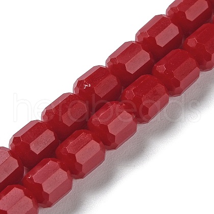 Opaque Glass Beads Strands GLAA-G112-03M-1